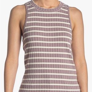 Sold. Free People Fired Up Striped Keyhole Back Tank Size Small